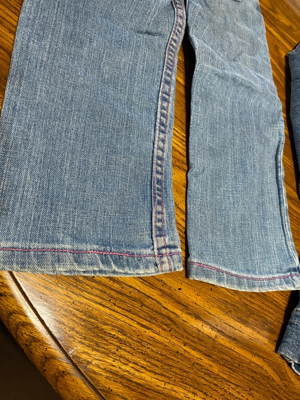 Wrangler girls Jeans Set in Light Blue and Dark Blue 4t - Picture 6 of 11